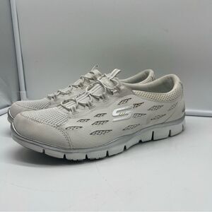 Skechers Air-Cooled Flex Memory Foam Women’s 22603W White Size 11